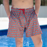 Old South Lined Swim Shorts