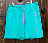 Old South Lined Swim Shorts