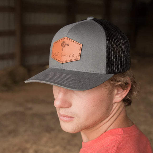 Old South Signature Leather Patch Hat