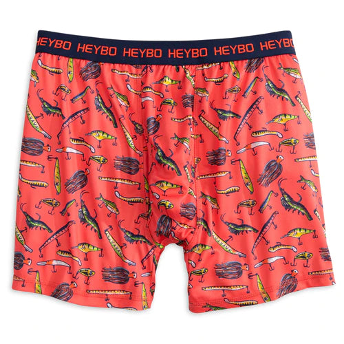 Lures Boxer Briefs- Coral