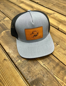 Old South Wood Duck Leather Patch Hat