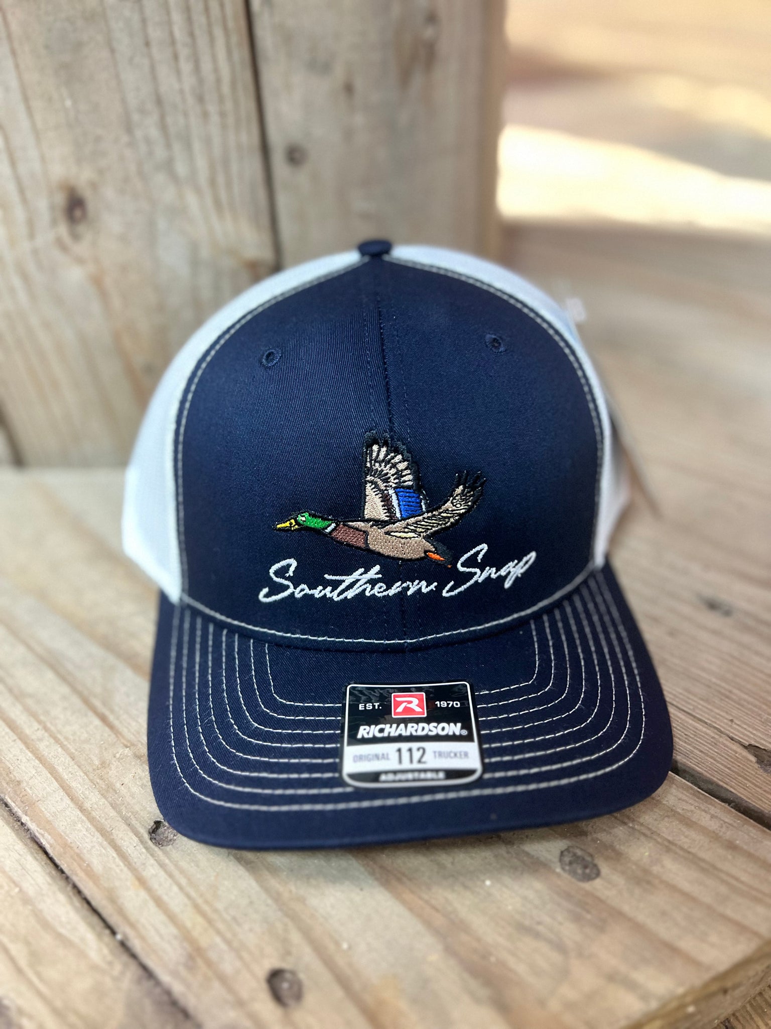 Southern Snap Signature Mallard Hat Navy/White